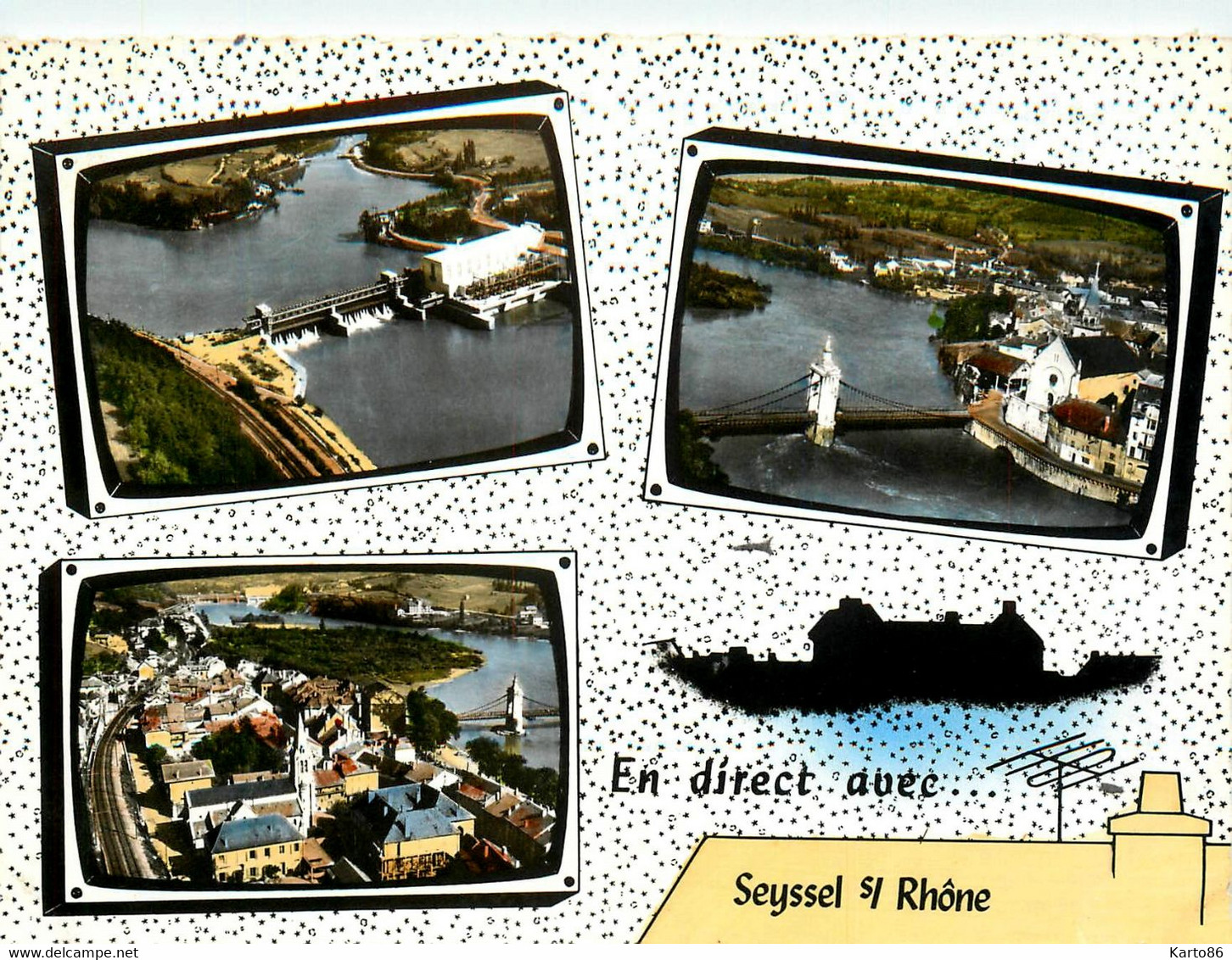 Seyssel * Souvenir Du Village * Cpa 3 Vues - Seyssel