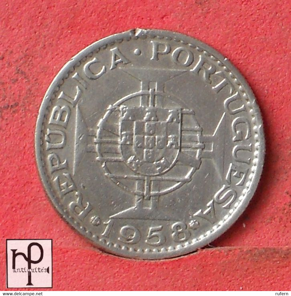 TIMOR 60 CENTAVOS 1958 -    KM# 12 - (Nº48658) - Timor