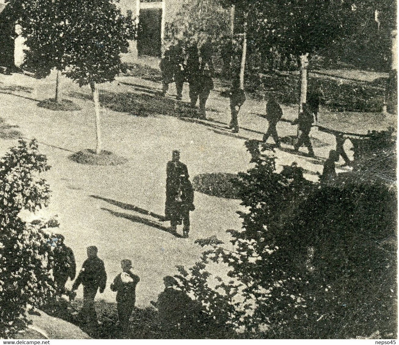 île De Ré St Martin,intérieur De La Citadelle.la Promenade Des Forçats.carte Animée. - Gefängnis & Insassen