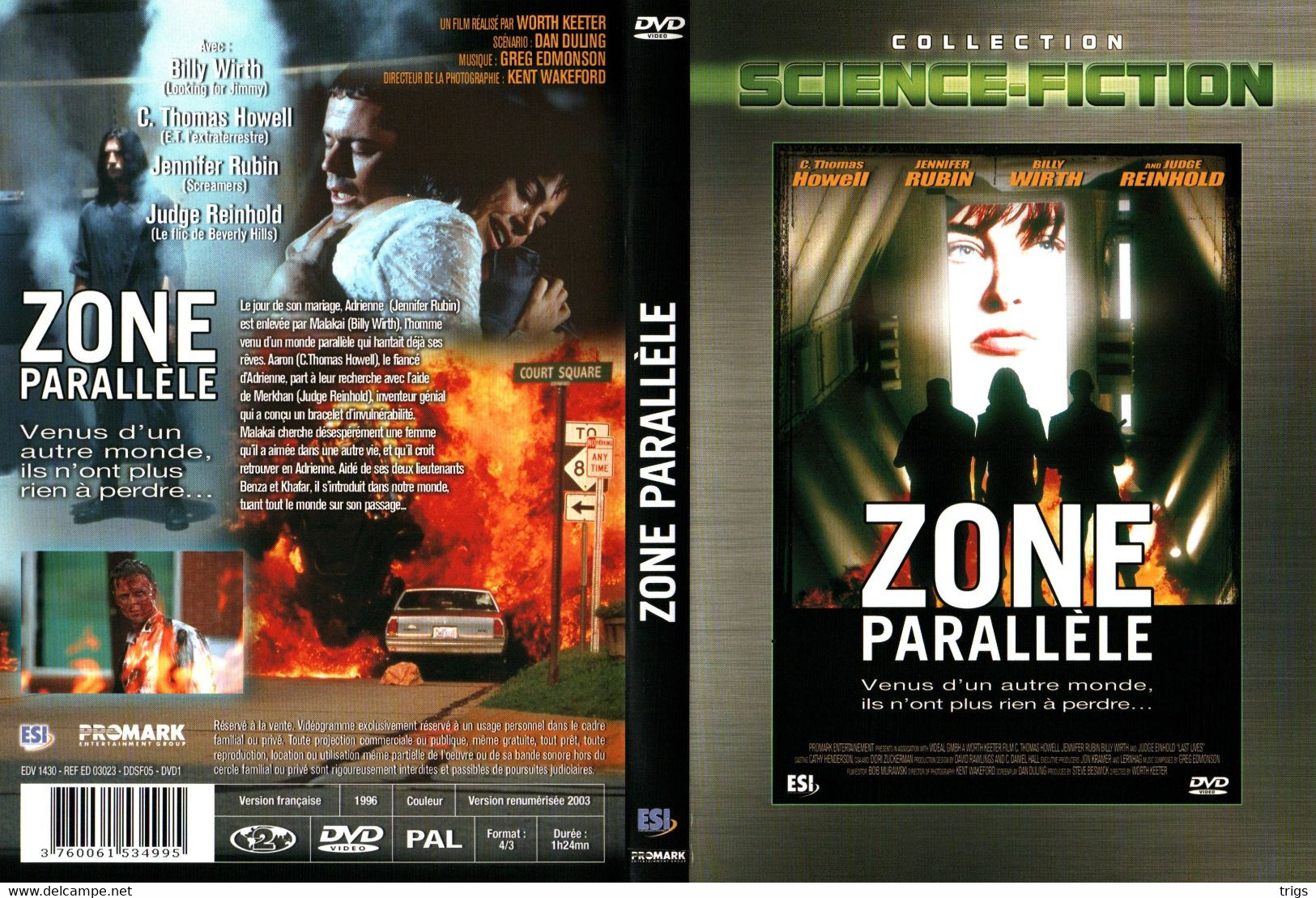 DVD - Zone Parallèle - Sciences-Fictions Et Fantaisie