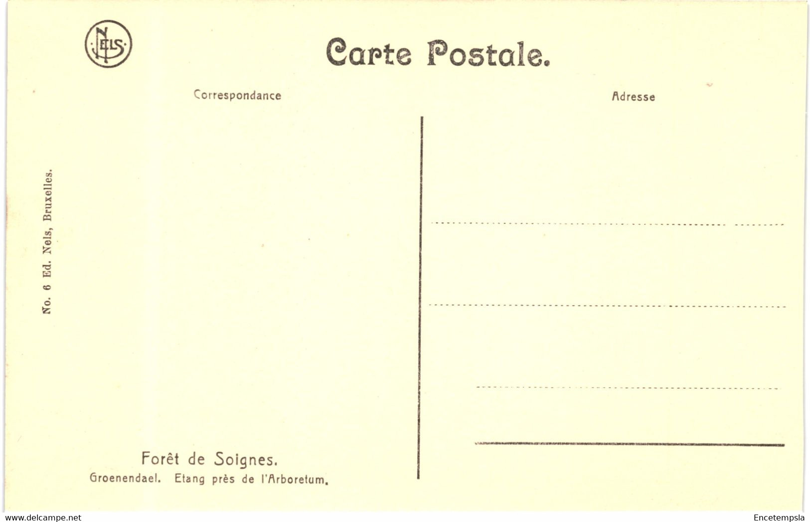 CPA  Carte Postale Belgique-Bruxelles Forêt De Soignes Groenendael Etang Près De L'Arboretum      VM48848 - Forêts, Parcs, Jardins