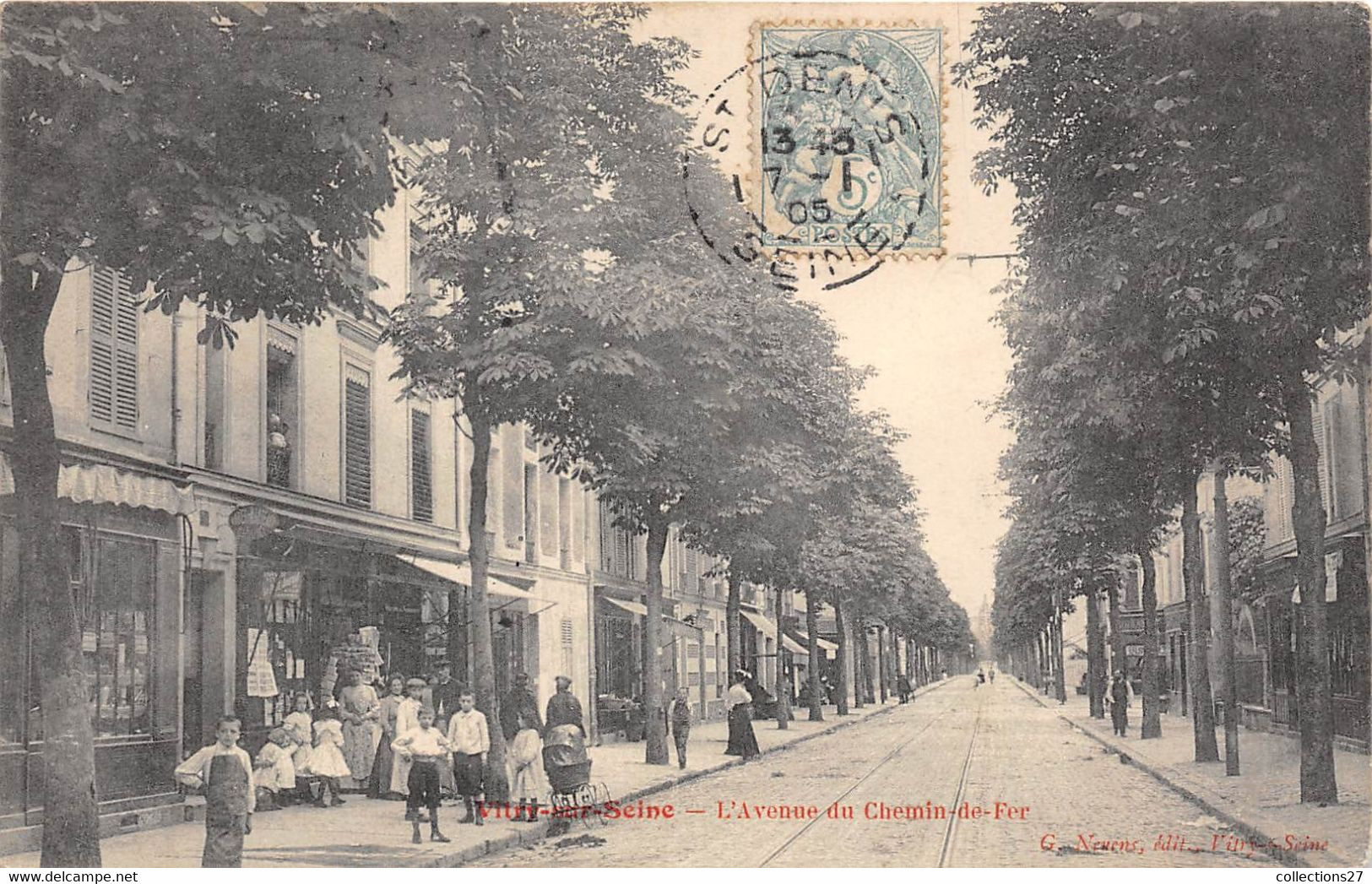 94-VITRY-SUR-SEINE- L'AVENUE DU CHEMIN DE FER - Vitry Sur Seine