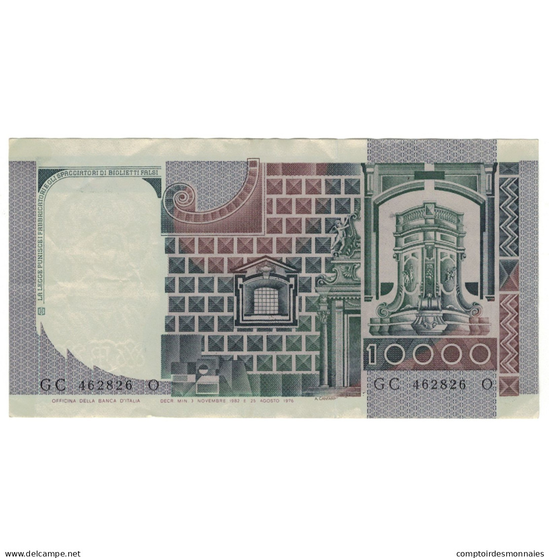 Billet, Italie, 10,000 Lire, 1976, 1976-08-25, KM:106b, SUP - 10.000 Lire