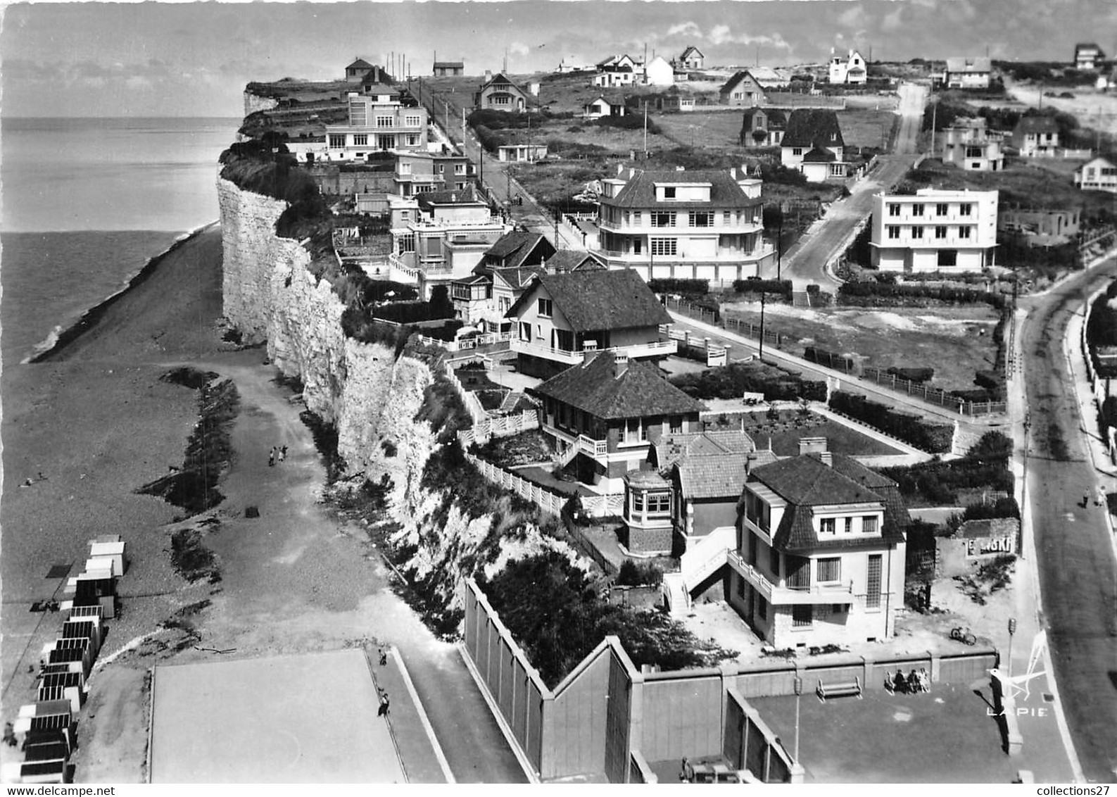 76-CREIL-PLAGE- FALIASES D'AMONT VUE DU CIEL - Criel Sur Mer