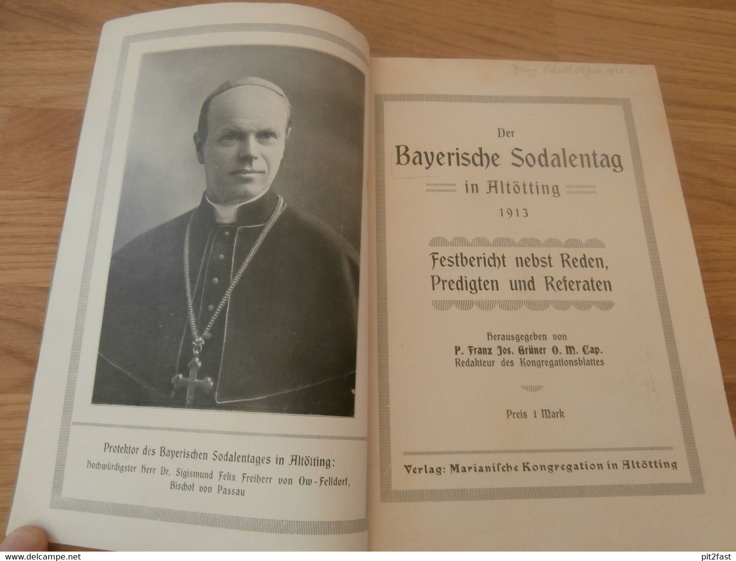 Der Bayerische Soldatentag In Altötting ,1913 , Festbericht , Bayern , Malgersdorf , Felldorf , Passau , Kirche , Soldat - Rarezas