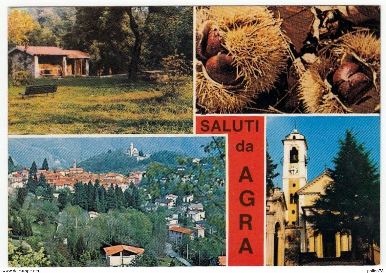 SALUTI DA AGRA - LUINO - VARESE - 1985 - VEDUTE - Luino