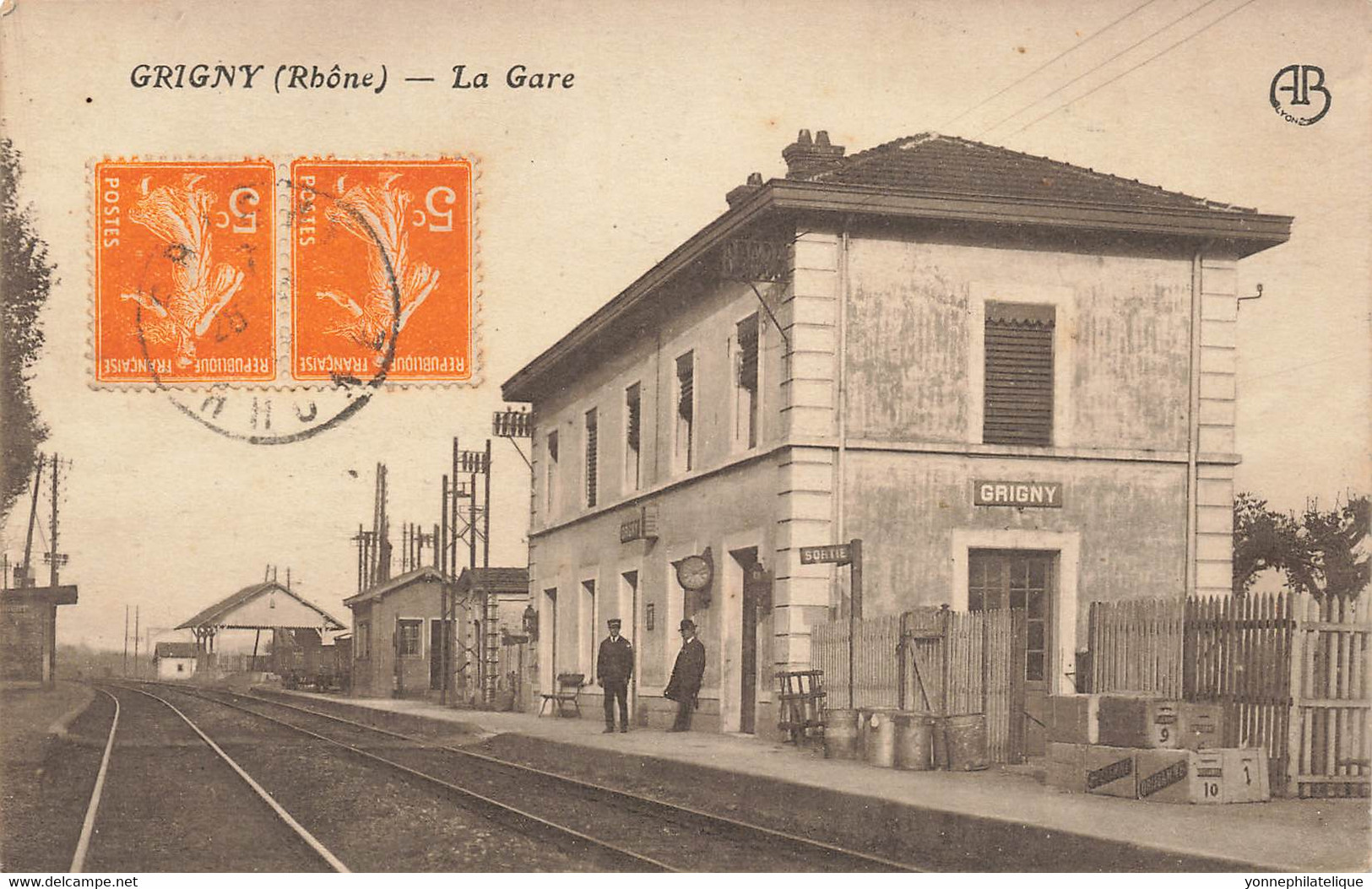 69 - RHÔNE - Thème GARES - GRIGNY - Gare - Superbe - 10641 - Grigny