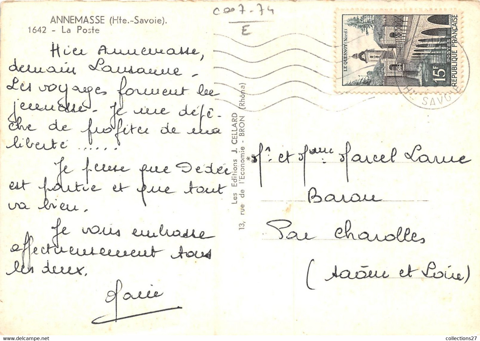 74-ANNEMASSE- LA POSTE - Annemasse