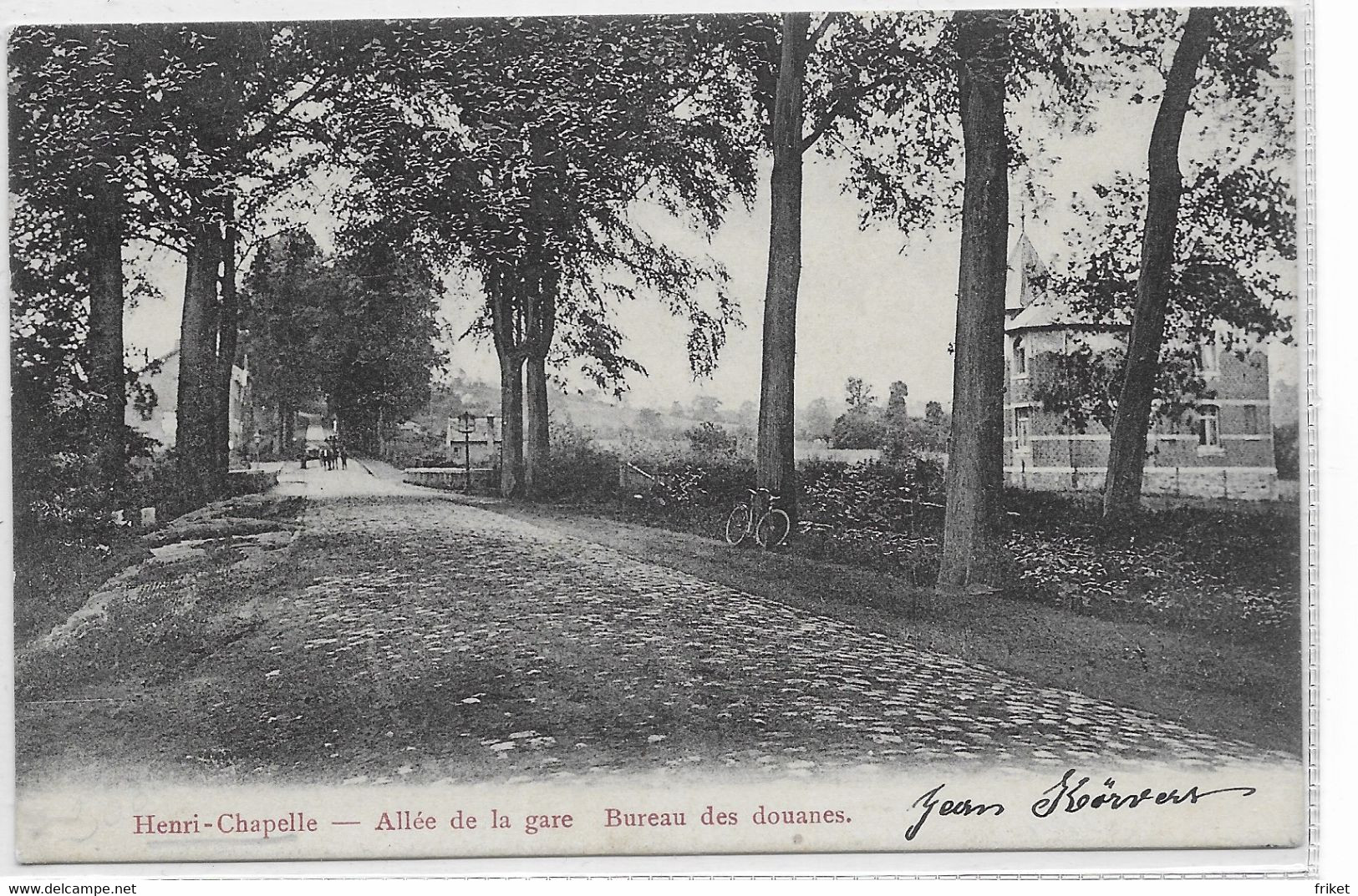 - 502 -   HENRI - CHAPELLE ( Lontzen Et Environs ) Allée De La Gare   Bureau Des Douanes - Lontzen