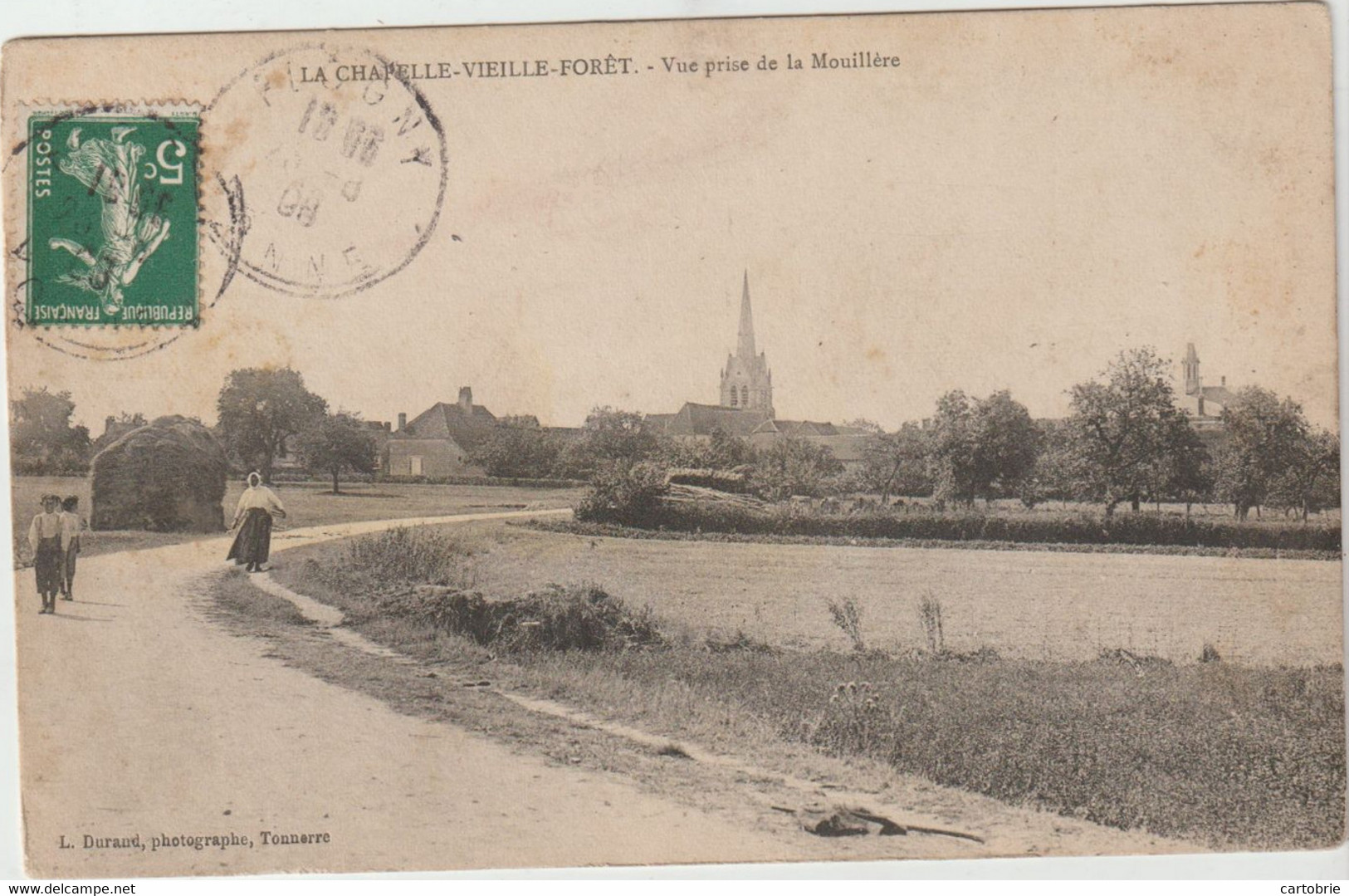 Dépt 89 - LA CHAPELLE-VIEILLE-FORÊT - Vue Prise De La Mouillère - Animée - (Flogny-la-Chapelle) - Flogny La Chapelle