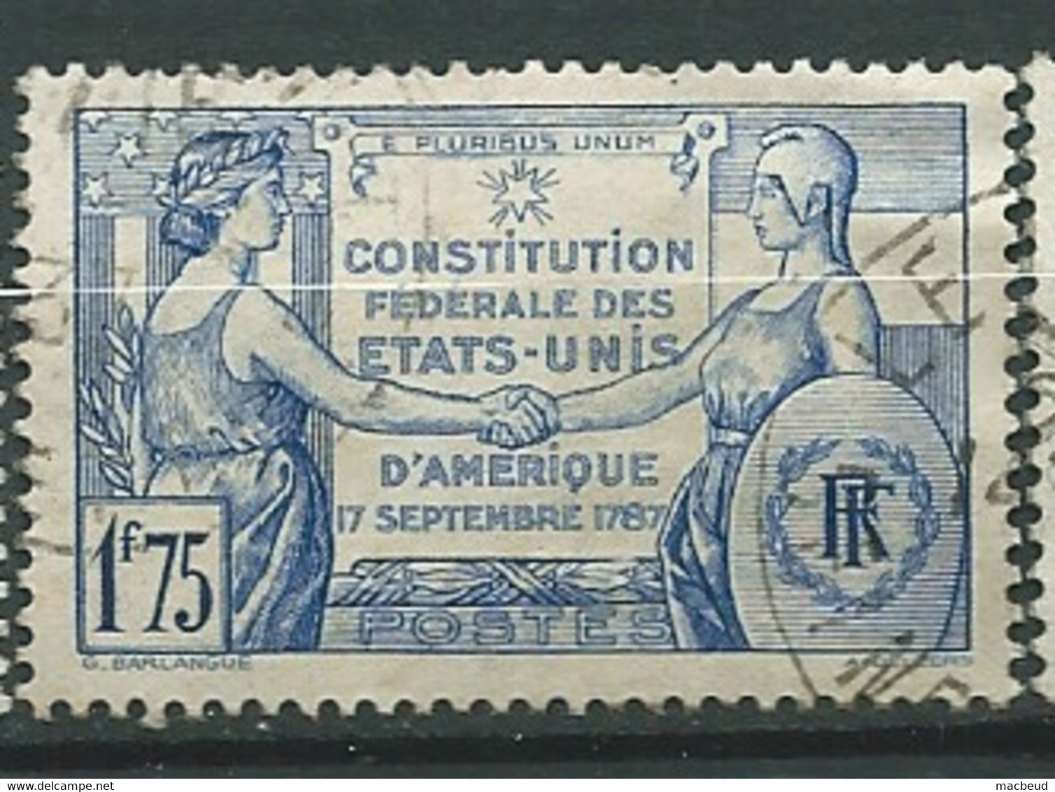 France - Yvert N° 357 Oblitéré - Pal 9807 - Gebraucht