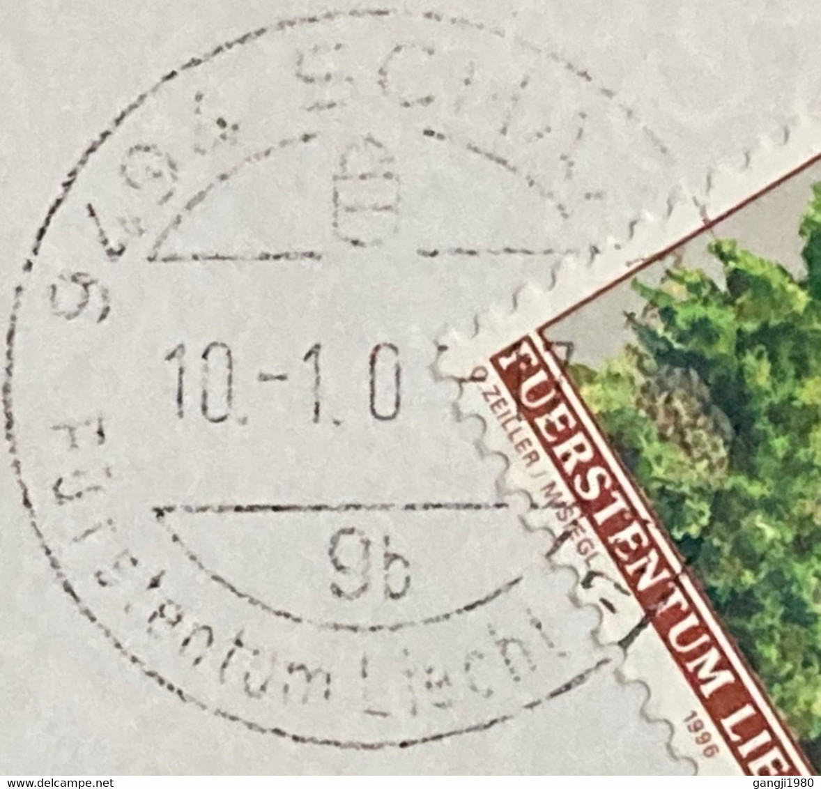 LIECHTENSTEIN 2006, 3 STAMPS USED IN SWITZERLAND REGISTERED!!! INTERESTING SCHAAN CITY CANCELLATION!!! COVER TO ENGLAND - Covers & Documents