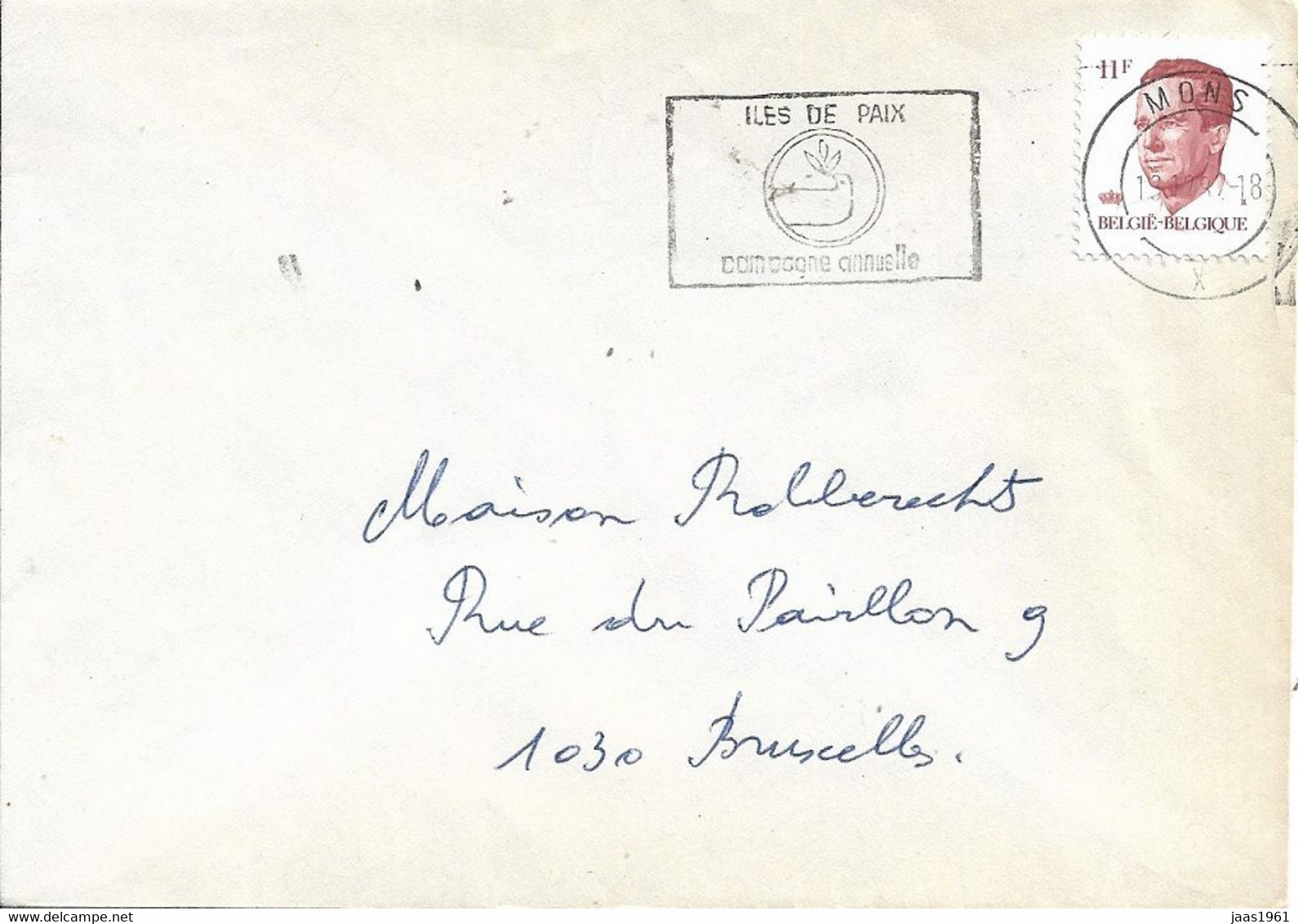 BELGIUM. POSTMARK. MONS - Autres & Non Classés