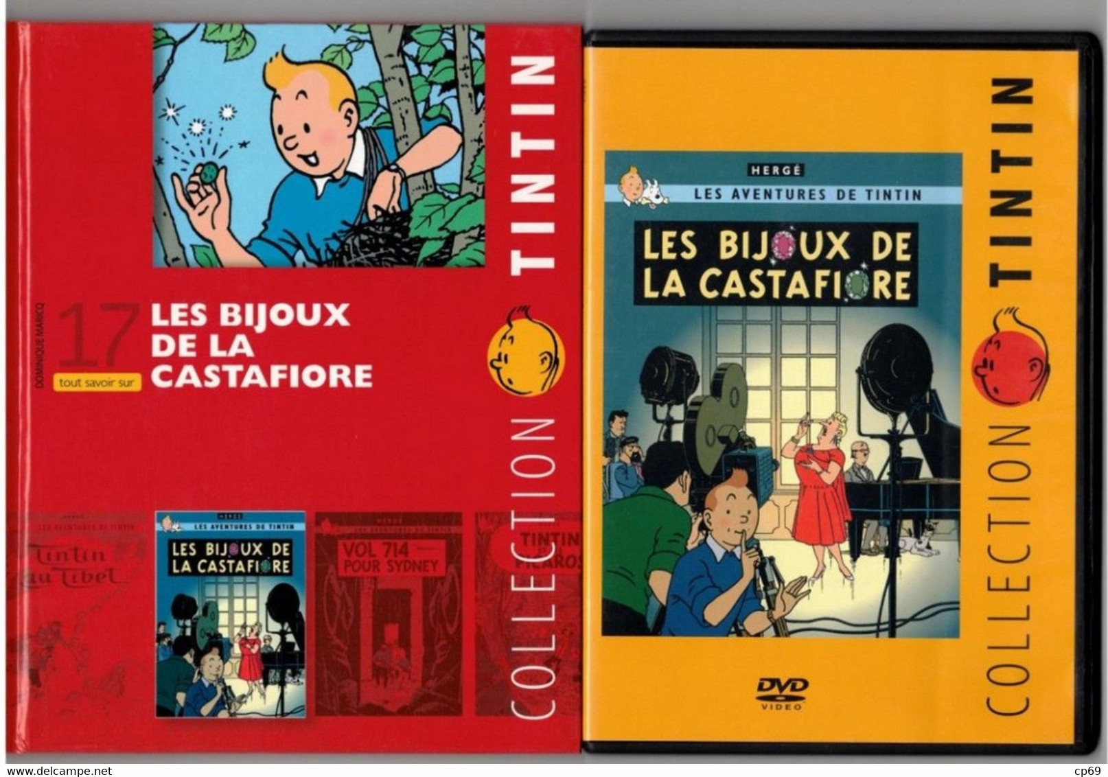 Tintin Hergé/Moulinsart 2010 Milou Chien Dog Les Bijoux De La Castafiore N°17 Capitaine Haddock DVD + Livret Explicatif - Dessin Animé