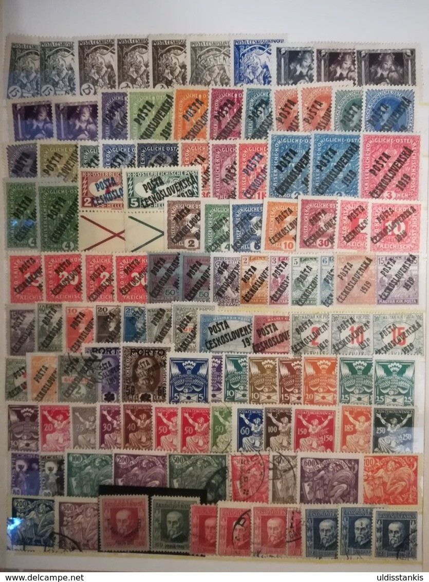 Czechoslovakian Stamp Collection - Other & Unclassified