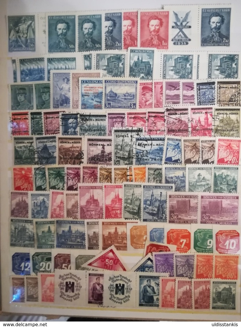 Czechoslovakian Stamp Collection - Other & Unclassified