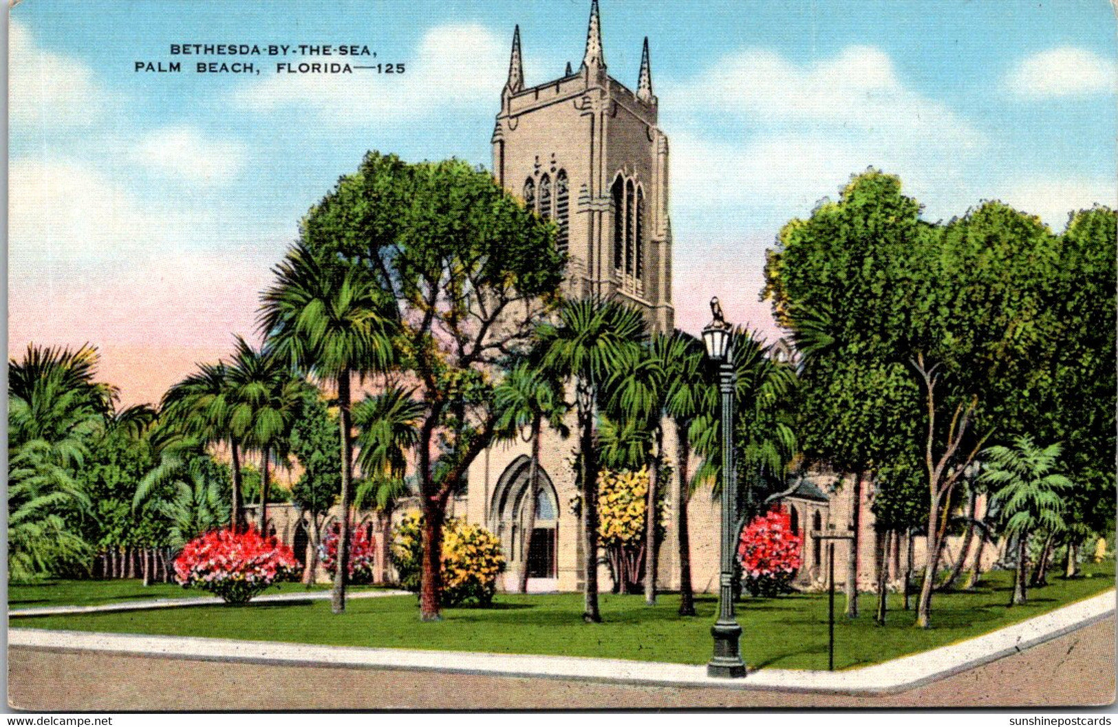 Florida Palm Beach Bethesda By-The-Sea Episcopal Church 1945 - Palm Beach