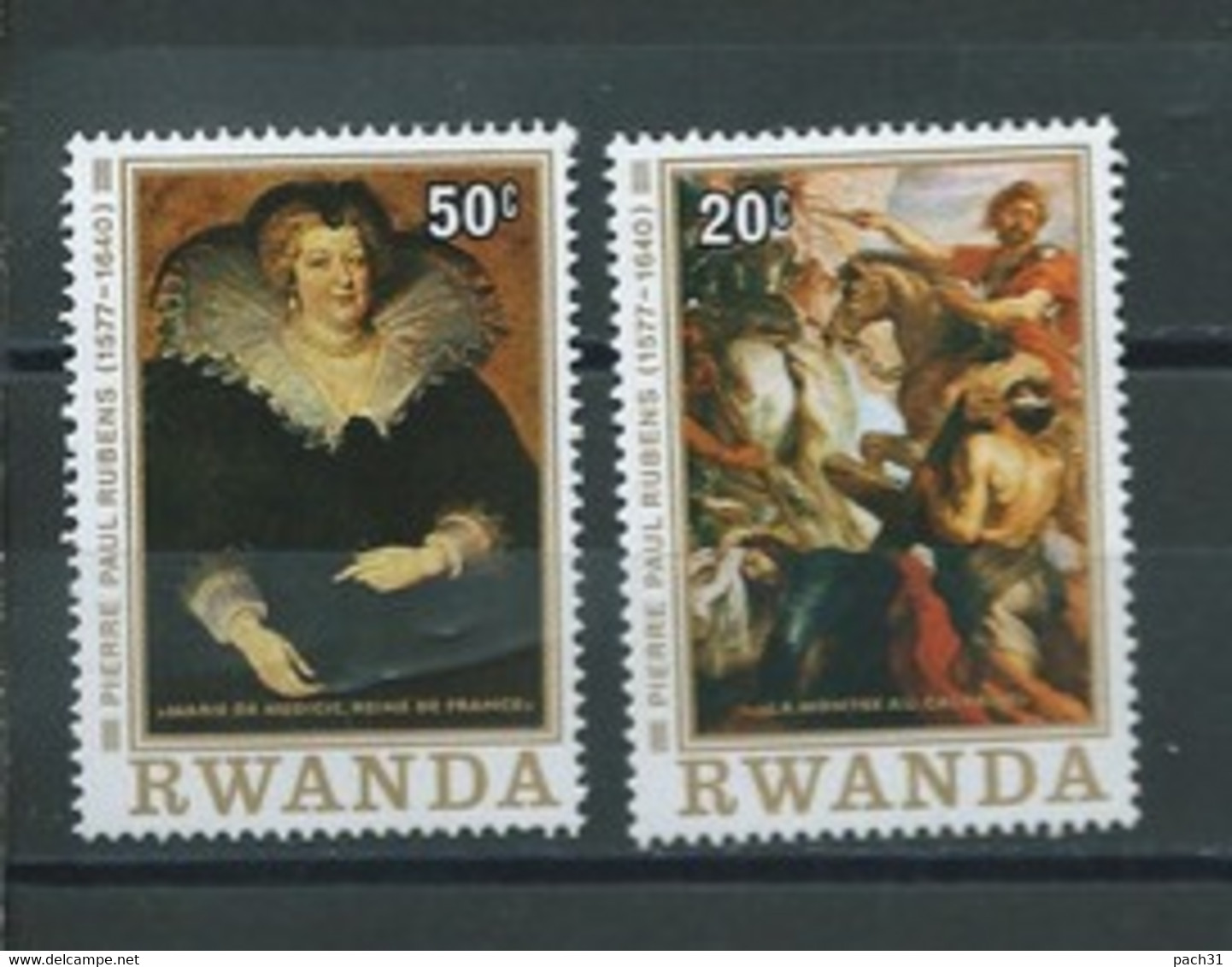 Rwanda  Timbres Neufs  Tableaux De Rubens - Verzamelingen