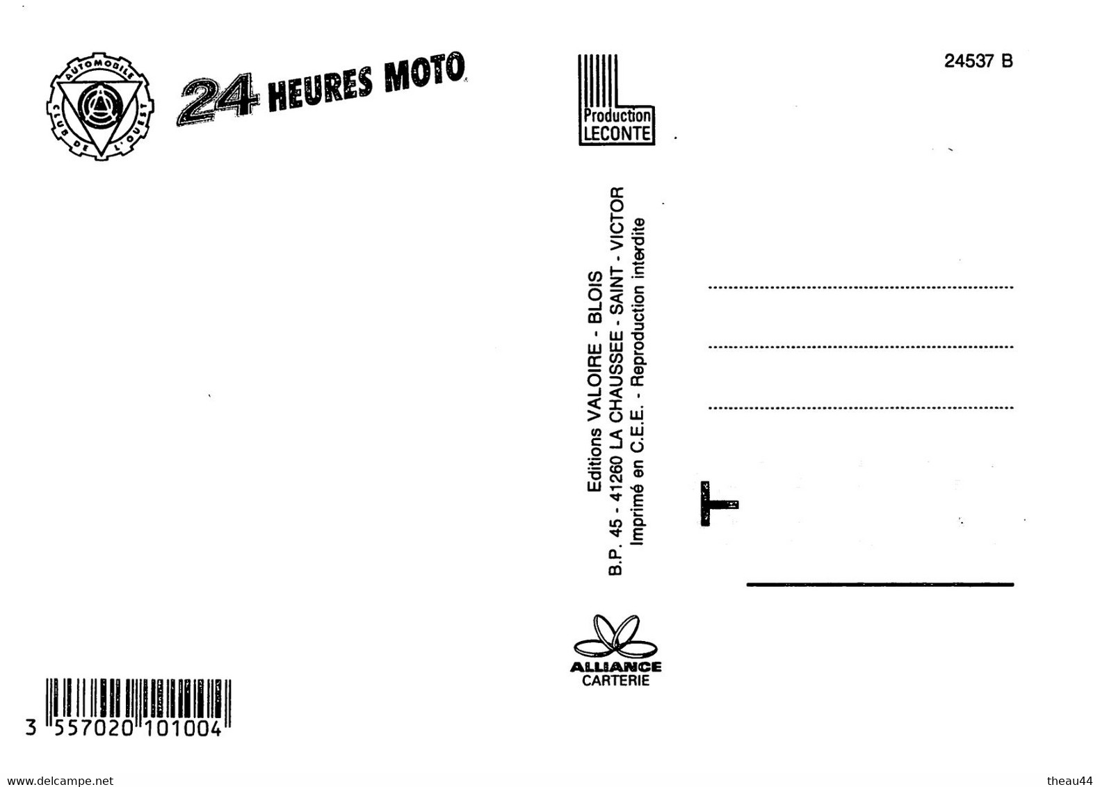 ¤¤  -  LE MANS   -  Lot De 6 Cartes Des " 24 HEURES MOTO "  -  Divers Vues    -  ¤¤ - Motos