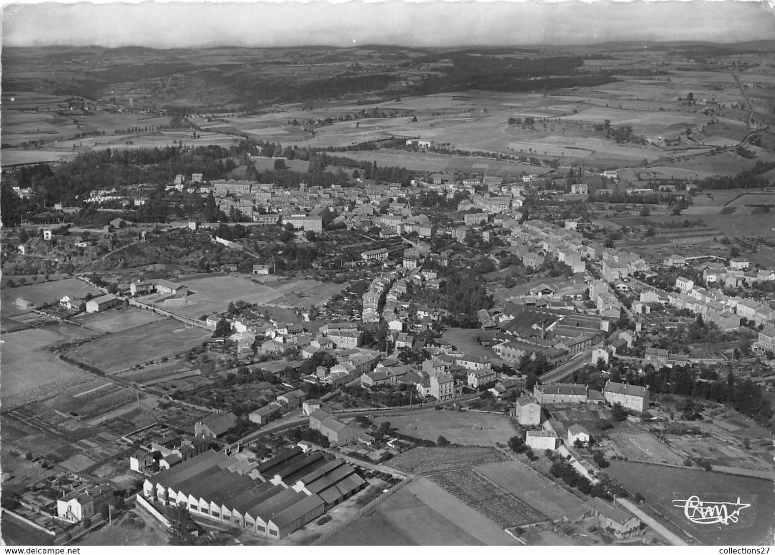 43-MONISTROL- VUE PANORAMIQUE AERIENNE - Monistrol Sur Loire