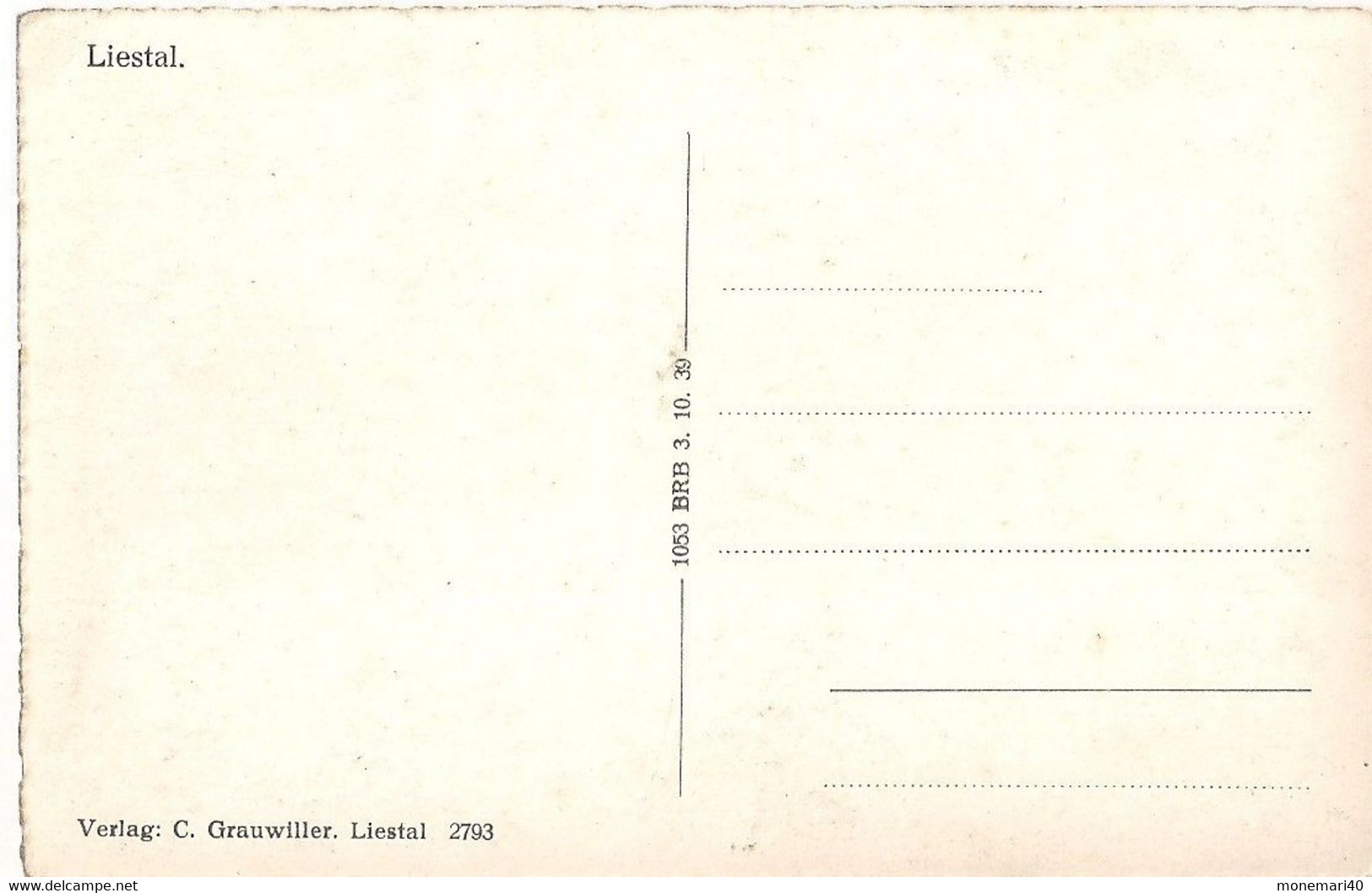 SUISSE - LIESTAL (BÂLE CAMPAGNE) - PANORAMA. - Liestal