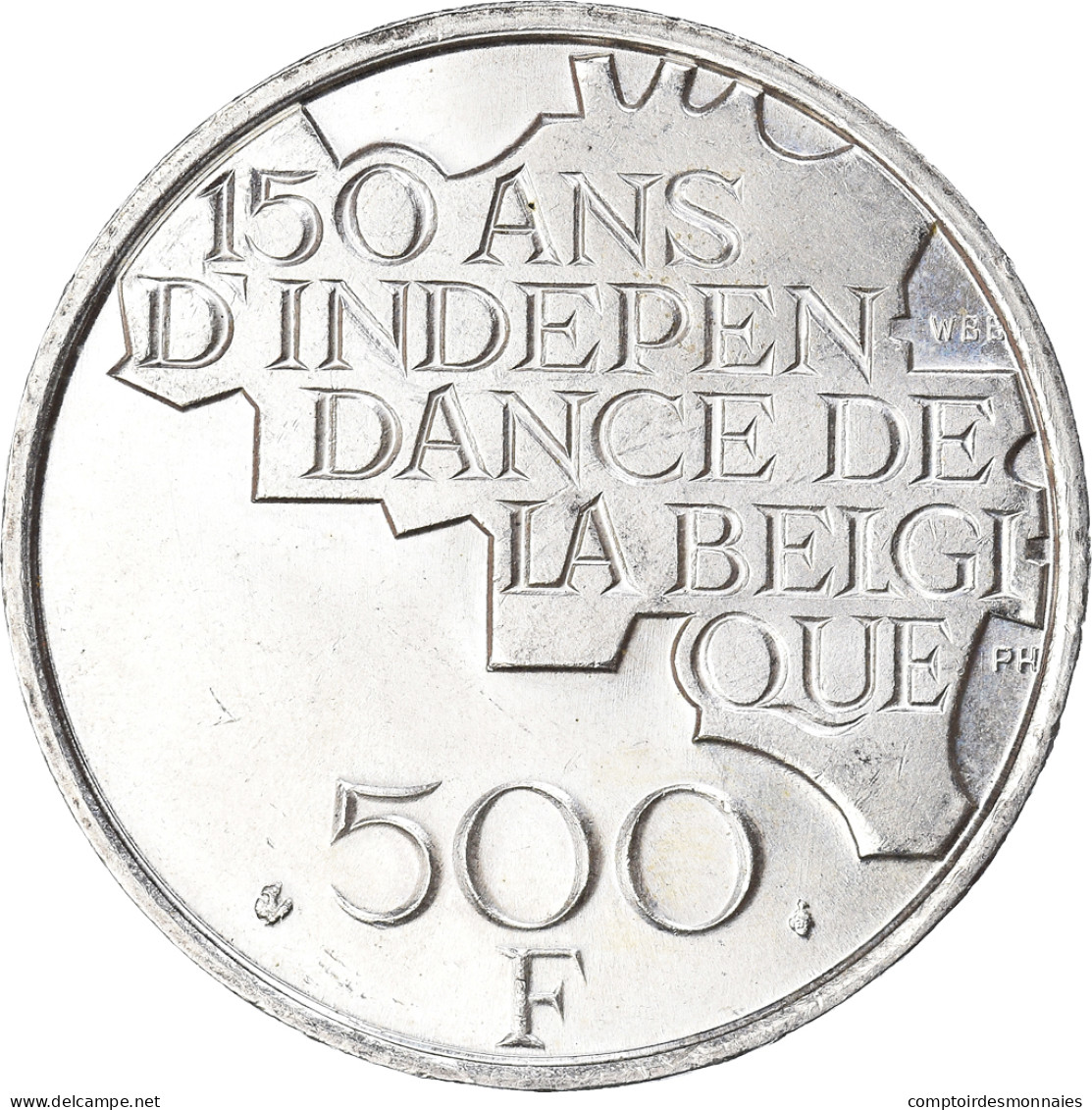 Monnaie, Belgique, Baudouin I, 500 Francs, 500 Frank, 1980, Bruxelles, SUP - 500 Francs