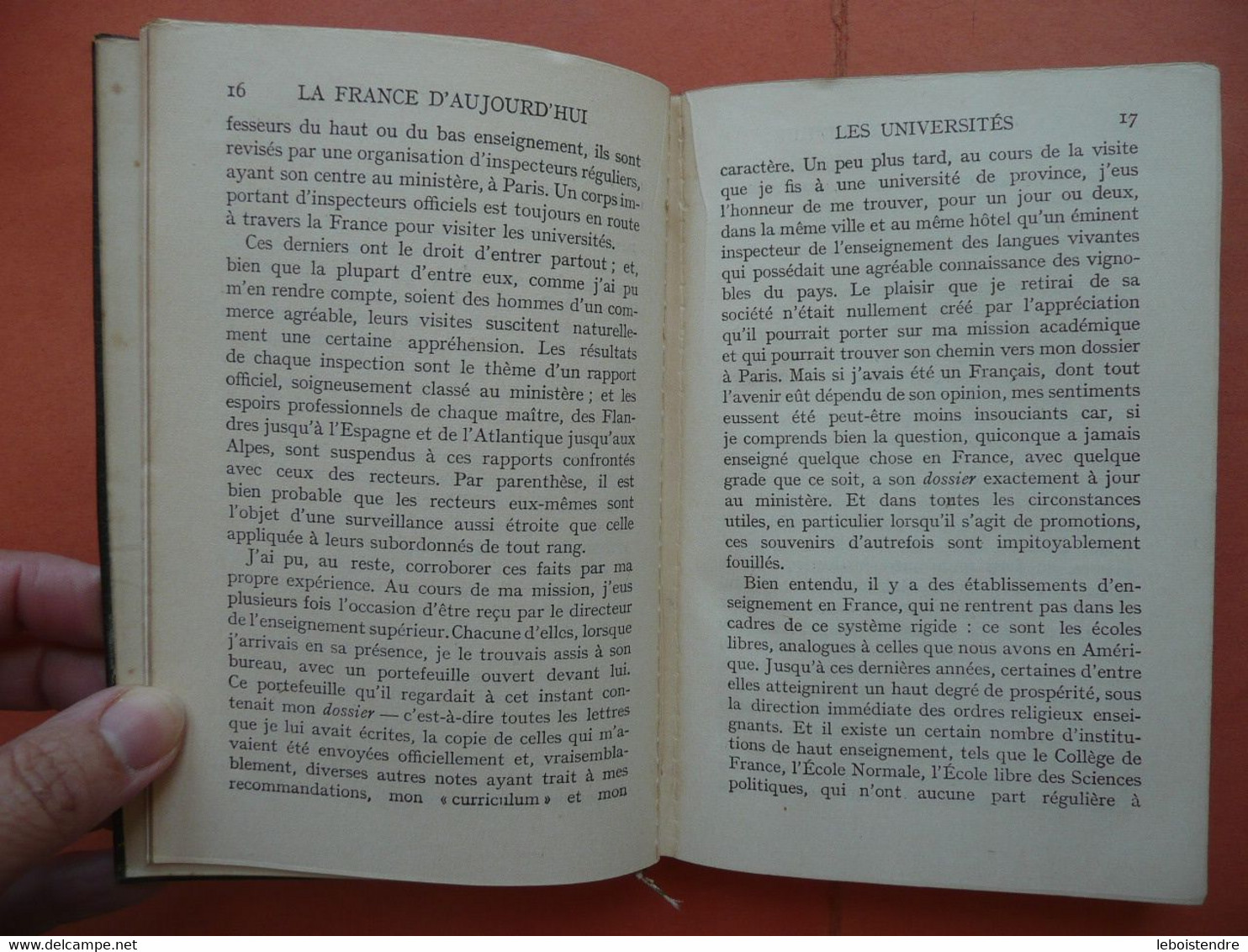 LA FRANCE D AUJOURD'HUI PAR BARRETT WENDELL COLLECTION NELSON TRADUCTION GEORGES GRAPPE VERS 1909 - Soziologie