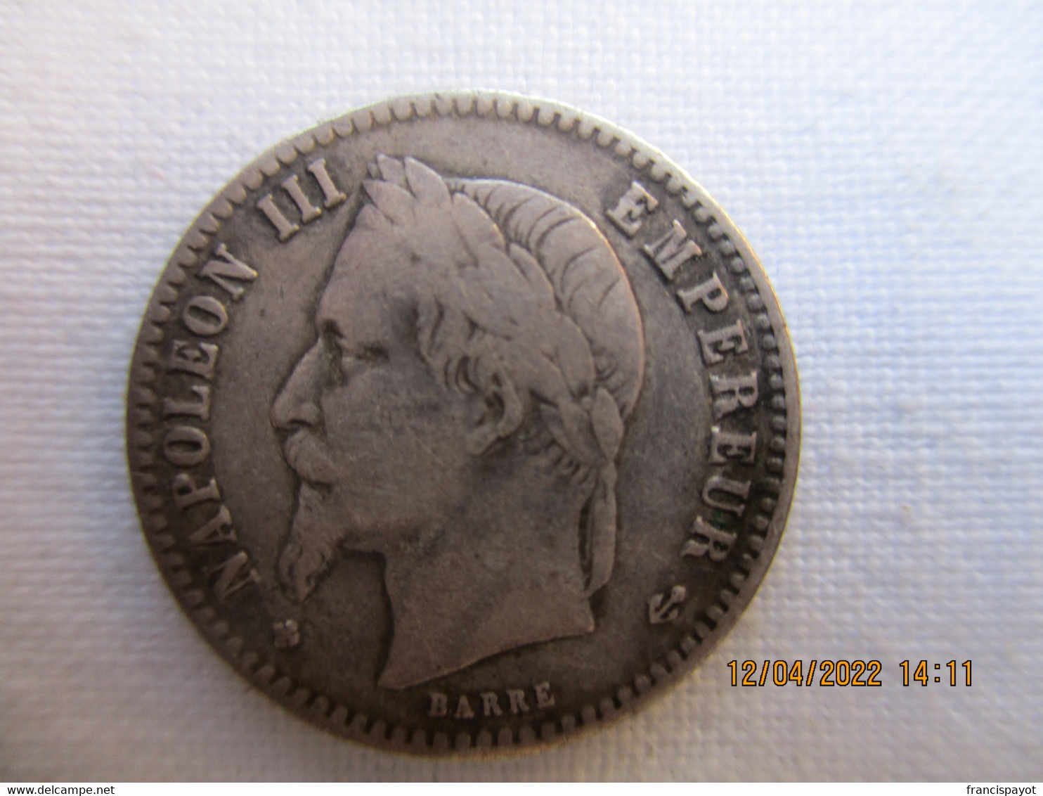50 Centimes 1867 BB - 50 Centimes