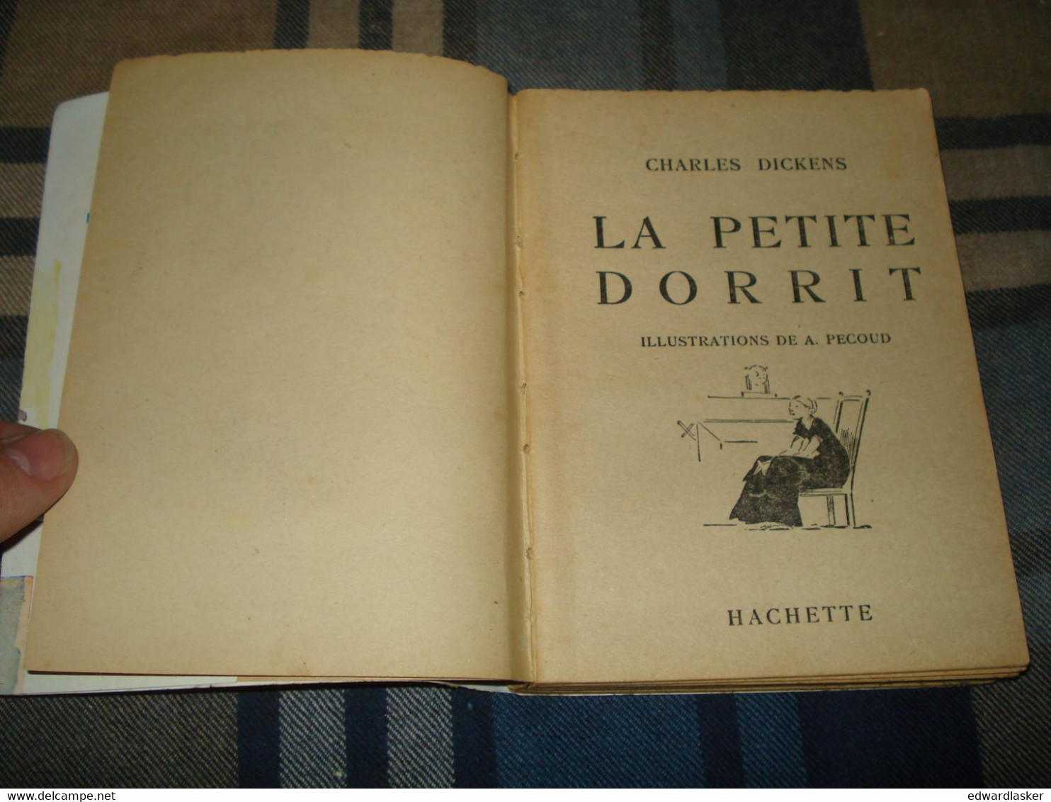 Bibl. De La JEUNESSE : LA PETITE DORRIT //Charles Dickens - Illustrations De A. Pécoud - Bibliotheque De La Jeunesse