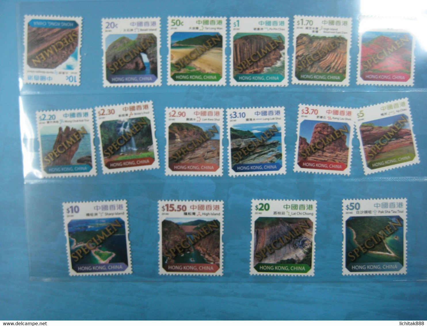 Hong Kong 2014 Definitive Stamps SPECIMEN SET In PACK - Autres & Non Classés