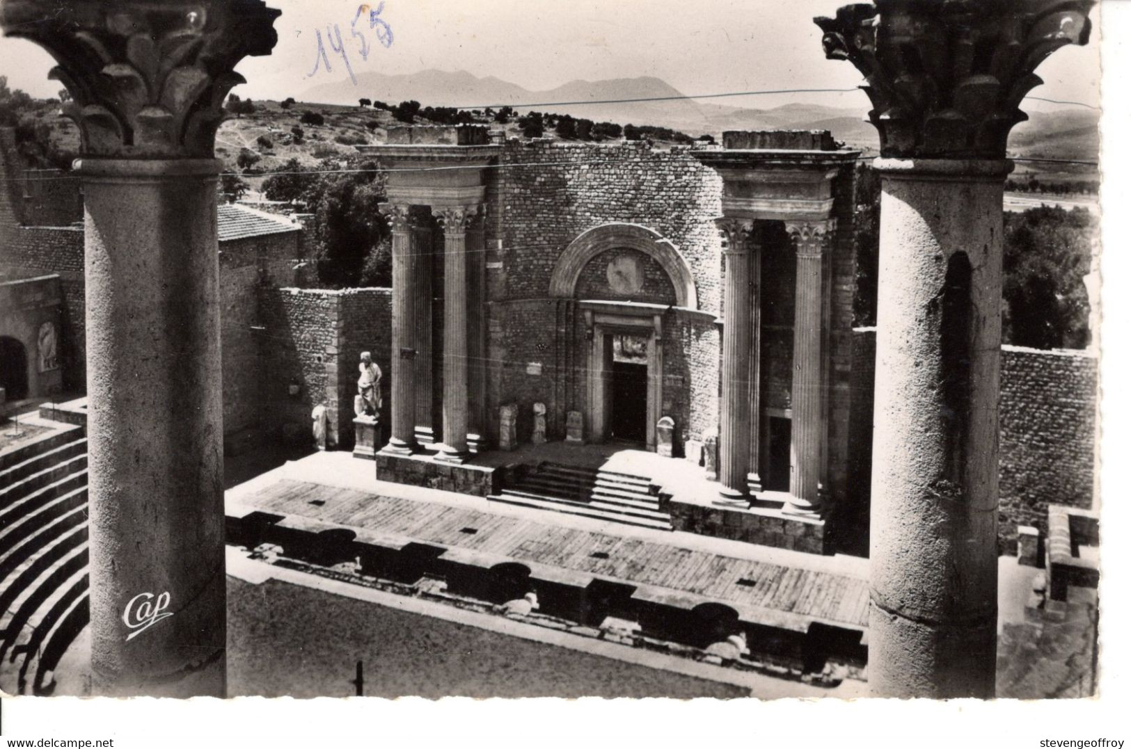 Algerie Guelma Le Theatre Romain 1955 Vestige Ruines - Guelma