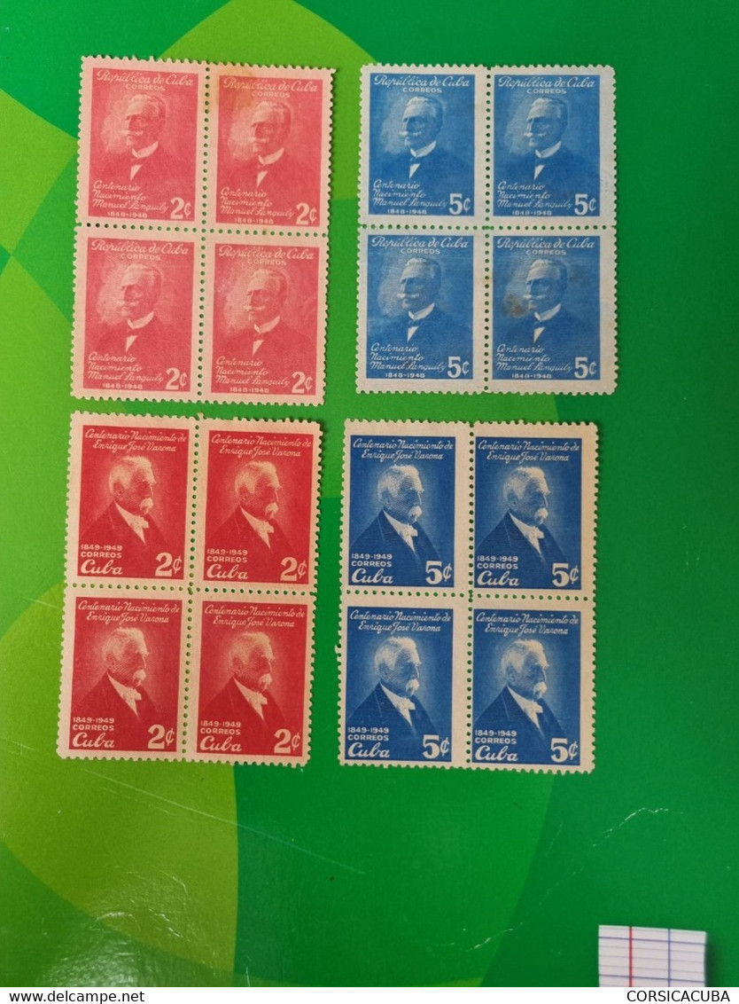 CUBA  NEUF  LOT  REPUBLIQUE ( 1902/1958 ) -- Tous Neufs Avec Gomme Et Sans Gomme. COTE  24,20 € - Neufs