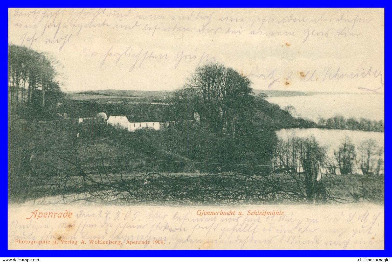 APENRADE - Gjennerbucht Und Schleifmühle - Verlag A. WOHLENBERG - 1905 - Nordschleswig