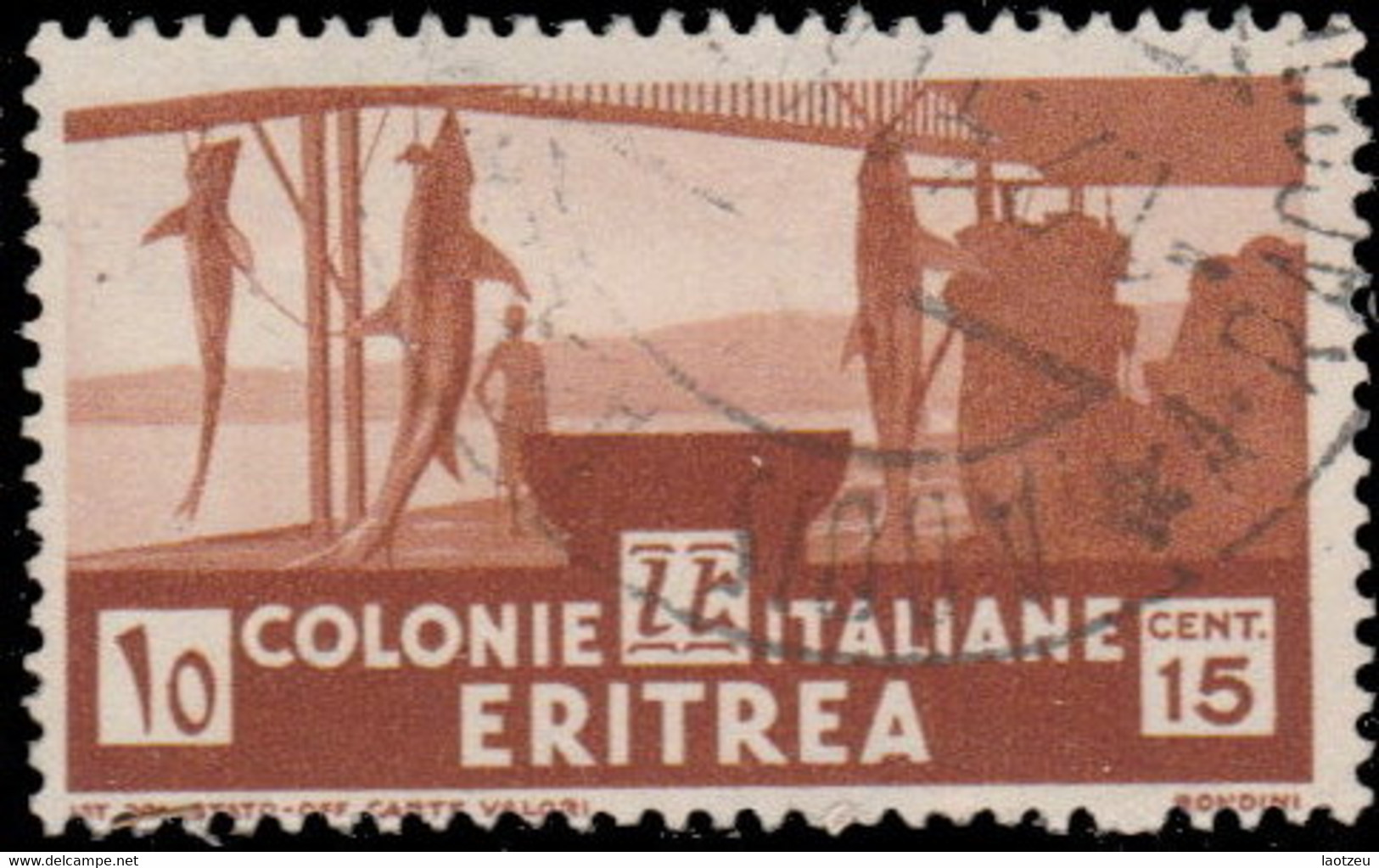 Erythrée 1933. ~  YT 198 - Pêcherie - Eritrea