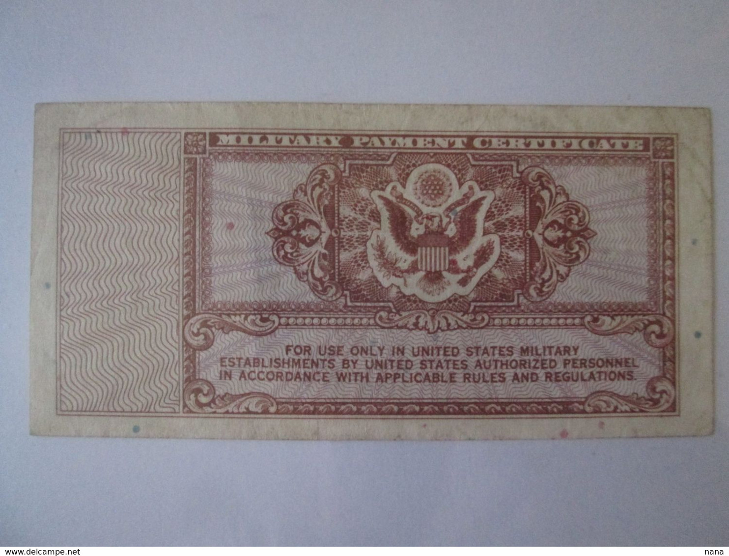 United States 5 Cents 1948-1951 Military Payment Certificate Banknote,see Pictures - 1948-1951 - Series 472