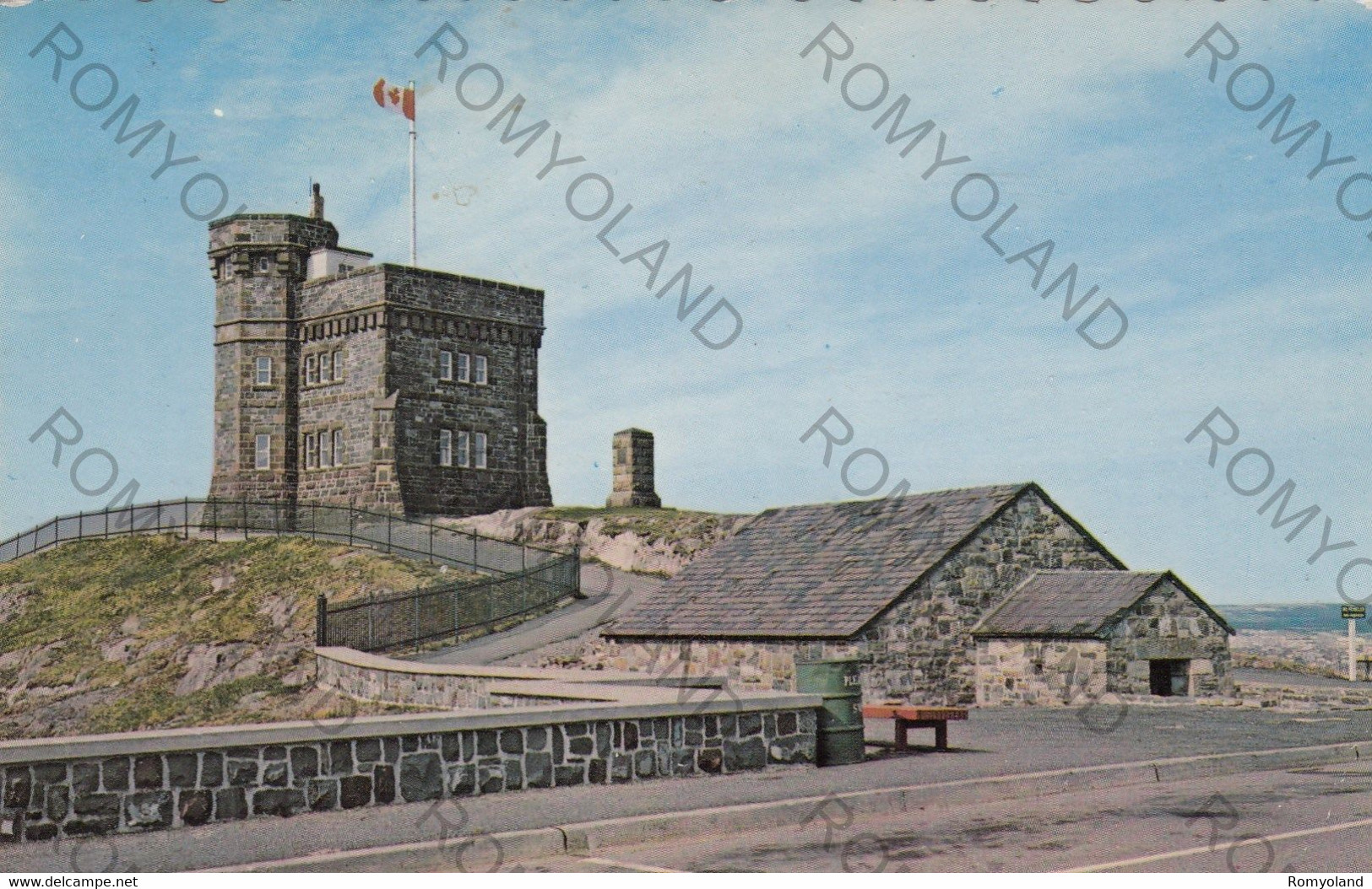 CARTOLINA  NEWFOUNDLAND,ST JOHN"CABOT TOWER,SITUATED ON SIGNAL HILL,SITE OF GREAT HISTORIC INTEREST,VIAGGIATA 1972 - St. John's