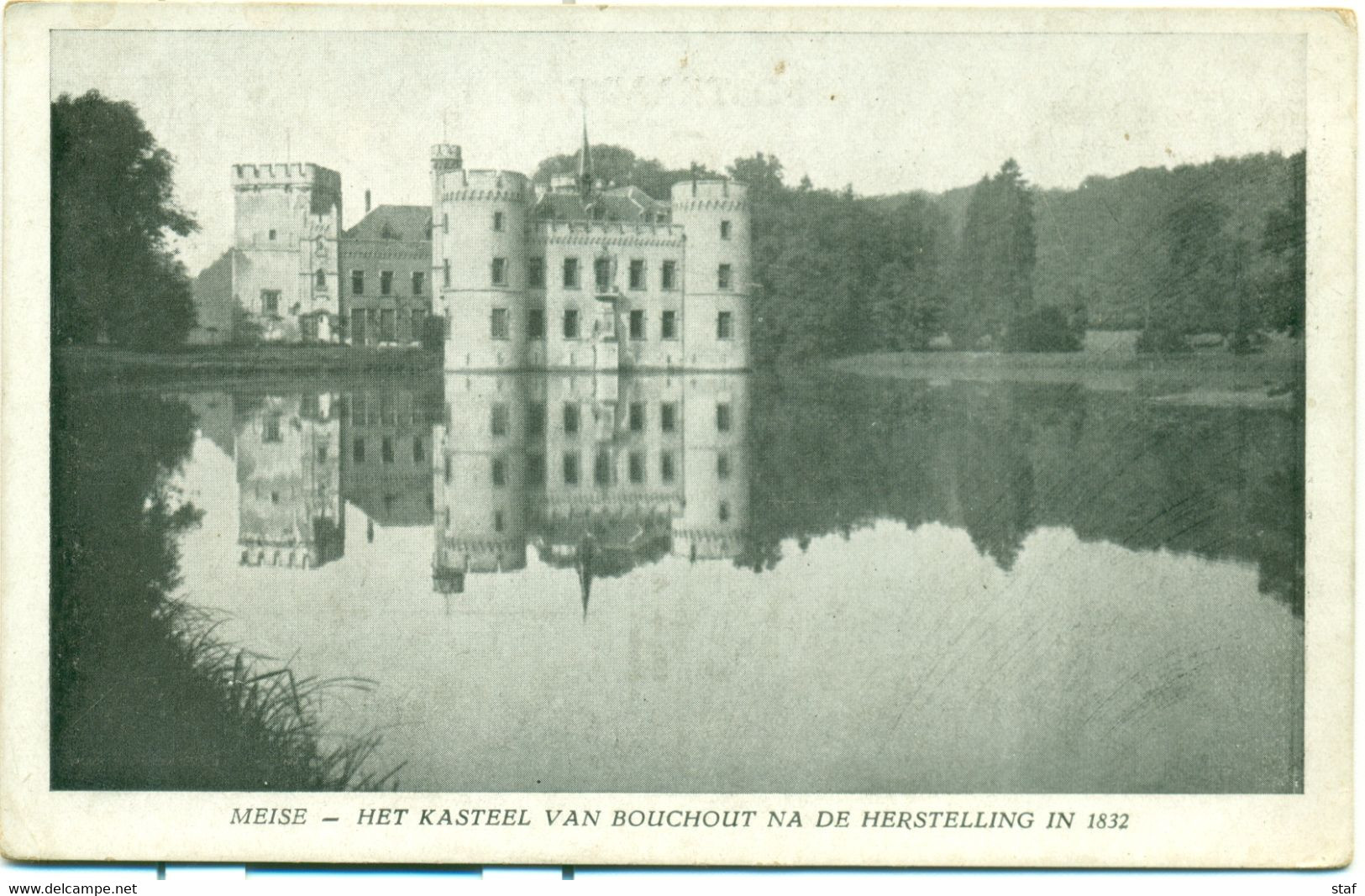 Meise : Het Kasteel Van Bouchout Na De Herstelling In 1832 - Meise