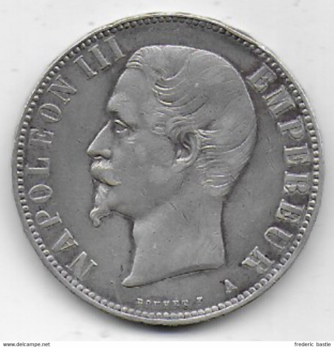 5 Fr  Napoléon III  Empereur  1855 A - 5 Francs