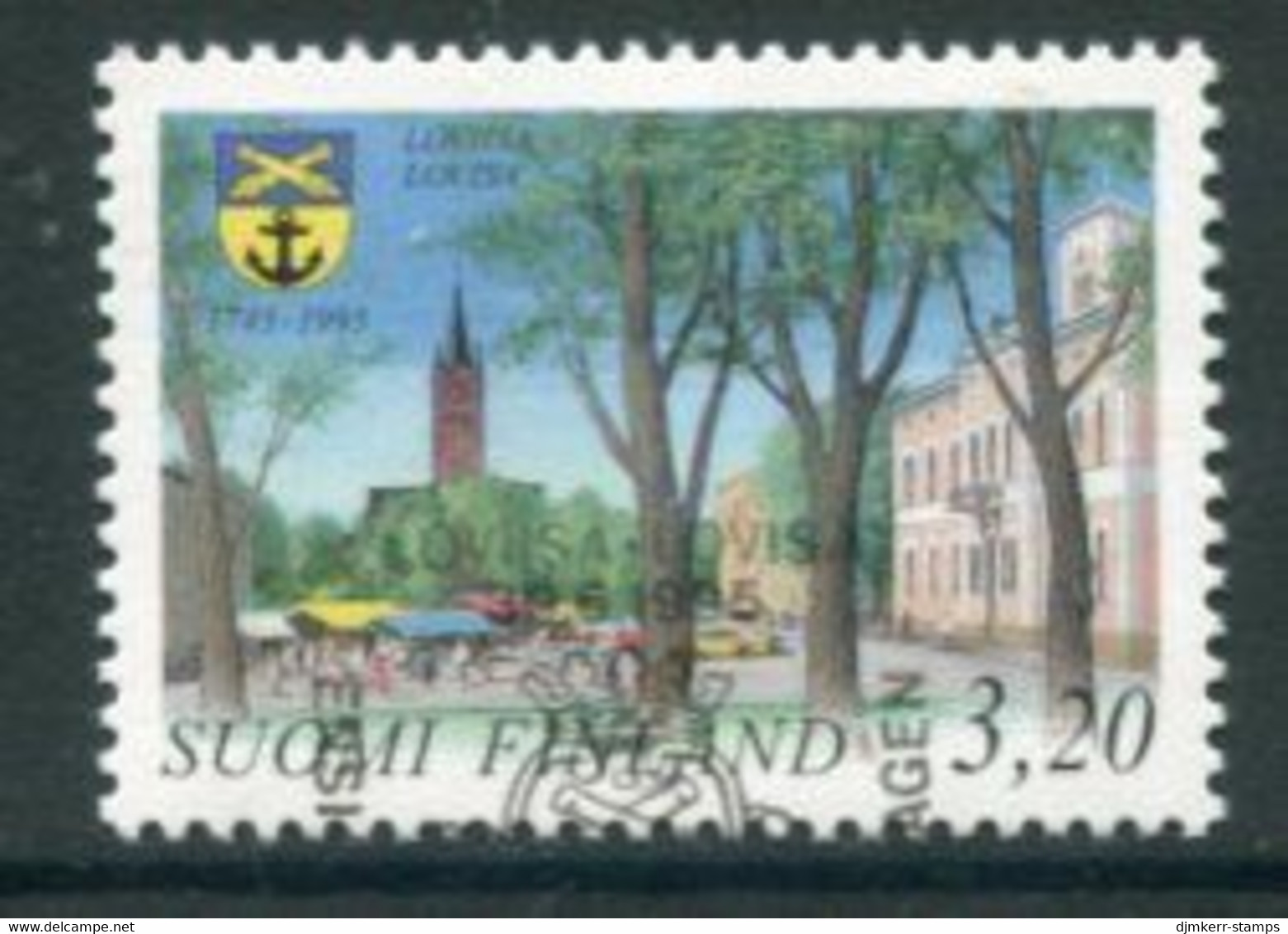 FINLAND 1995 250th Anniversary Of Loviisa Used.  Michel 1304 - Used Stamps