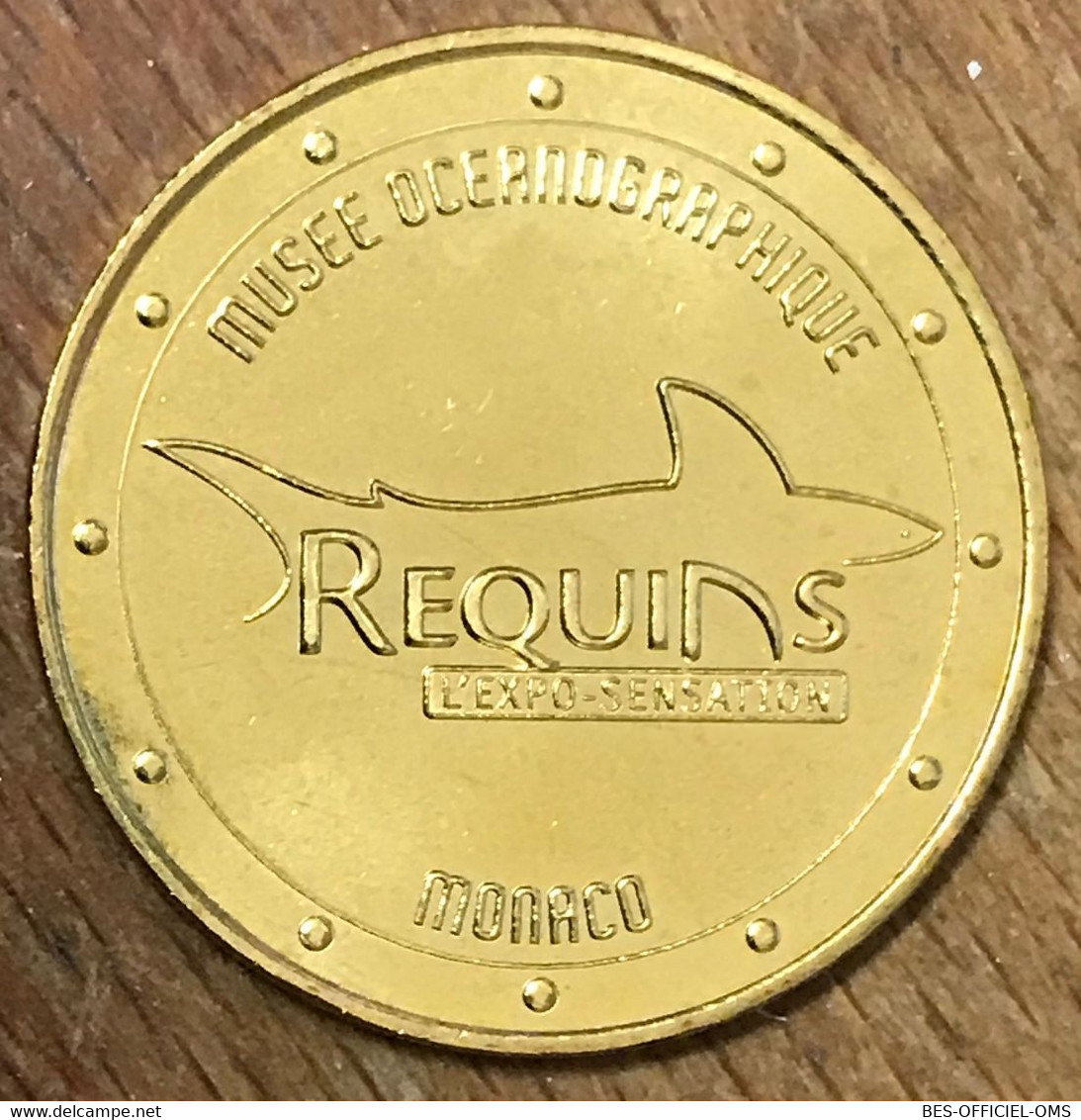 98 MONACO MUSÉE OCÉANOGRAPHIQUE REQUIN MDP 2018 MÉDAILLE MONNAIE DE PARIS JETON TOURISTIQUE MEDALS TOKENS COINS - 2018