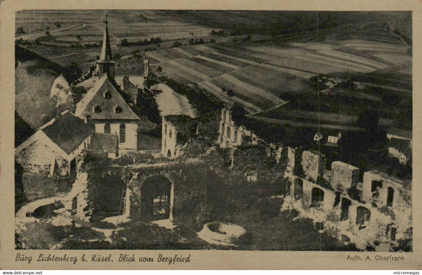 Bürg Lichtenberg B. Küsel - Blick Vom Bergfried - Kusel