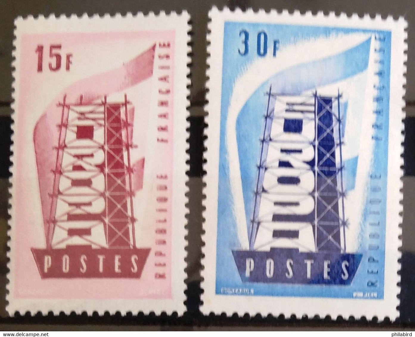 EUROPA 1956 - FRANCE                    N° 1076/1077                       NEUF** Et NEUF* - 1956