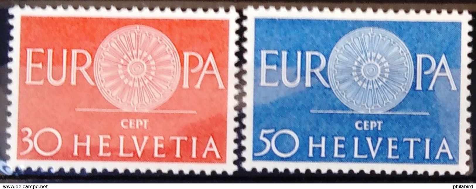 EUROPA 1960 - SUISSE                    N° 666 (**) /667 (*) - 1960