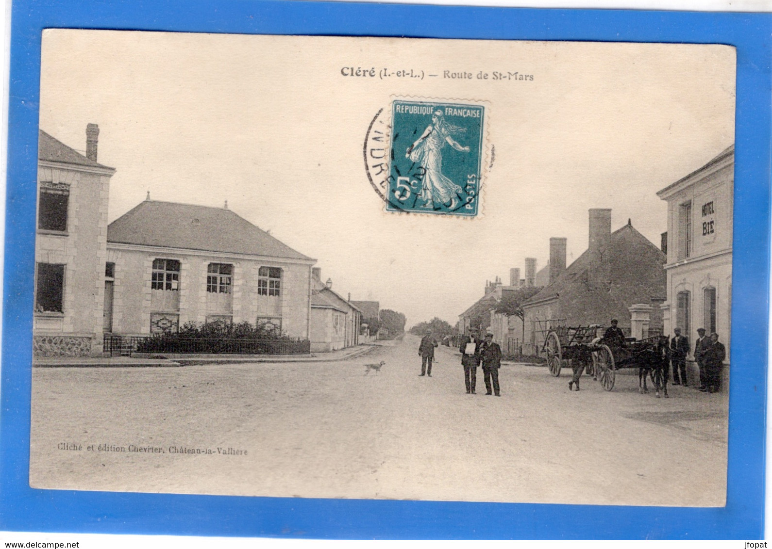 37 INDRE ET LOIRE - CLERE Route De Saint-Mars (voir Description) - Cléré-les-Pins