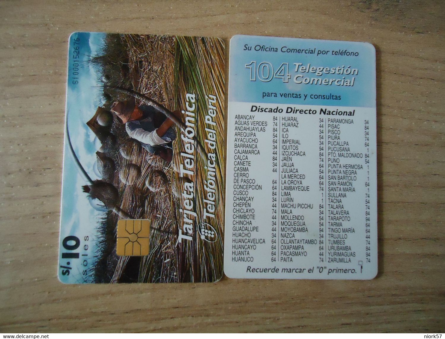 PERU USED CARDS       COUNTRY     JOBS - Pérou