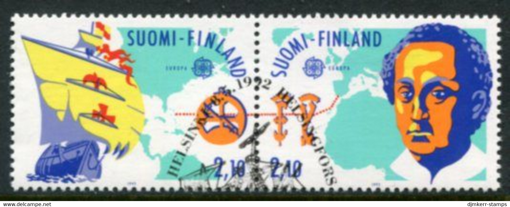 FINLAND 1992 Europa: Discovery Of America Used.  Michel 1178-79 - Used Stamps