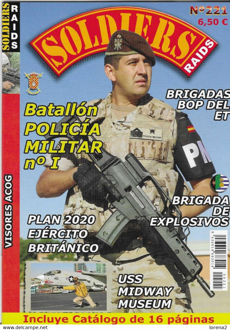 Revista Soldier Raids Nº 221. - Spanish