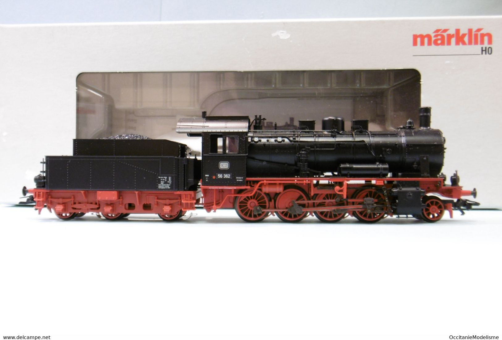 Märklin 3 Rails - Locomotive Vapeur BR 56 362 DB ép. III Digital Sound Mfx Réf. 37563 BO HO 1/87 - Locomotive