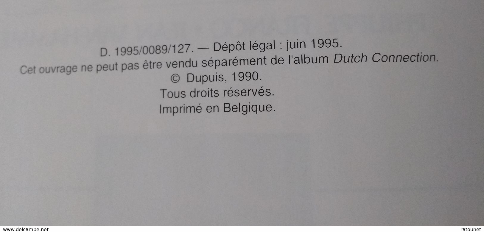 Largo Winch  1 -  L' Héritier -  Philippe Francq / Jean Van Hamme - Éditions Repérages / Dupuis - (1990 - Hors Commerce) - Largo Winch