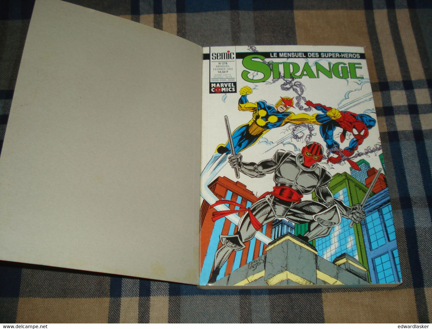 STRANGE Album N°93 (278+279+280) - Semic 1993 - Très Bon état - Strange